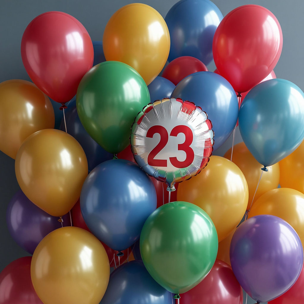 шары к 23 февраля