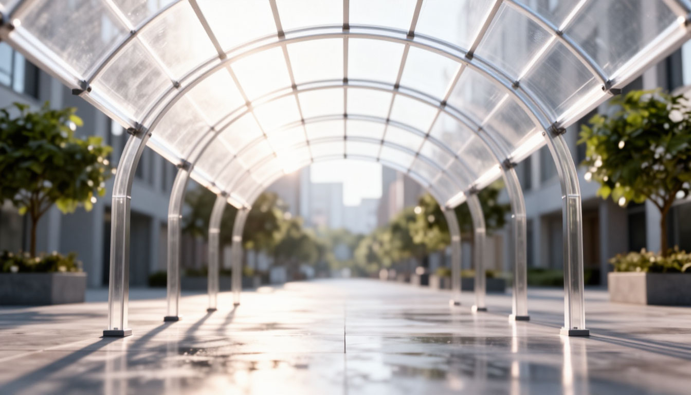 Поликарбонат или профнастил: что ставить на навес, беседку и теплицу